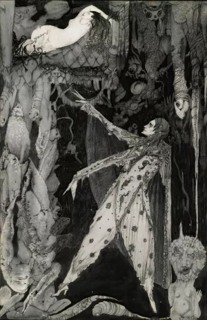 How Heavenly Fair by Harry Clarke Oil Painting