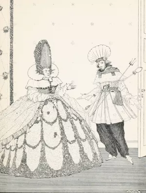 I will have it so replied the queen, and will eat her with a sauce robert by Harry Clarke I will have it so replied the queen, and will eat her with a sauce robert by Harry Clarke Oil Painting