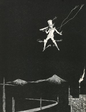 Little thumb was as good as his word, and returned that same night with the news by Harry Clarke Oil Painting