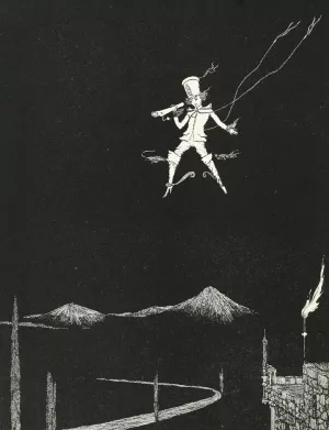 Little thumb was as good as his word, and returned that same night with the news by Harry Clarke Oil Painting