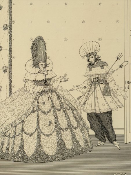 Main Product Photo of The Sleeping Beauty, The Fairy Tales of Charles Perrault  Painting by Harry Clarke
