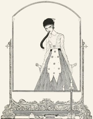 Truth to tell, this new ornament did not set off her beauty by Harry Clarke Oil Painting