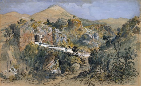 Caesarea Philippi  by Harry Fenn - Hand-Painted Oil Painting Reproduction