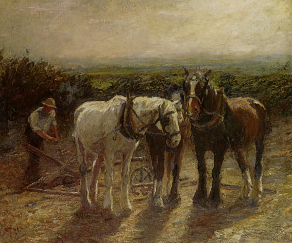 Main Product Photo of After Harvest Painting by Harry Fidler