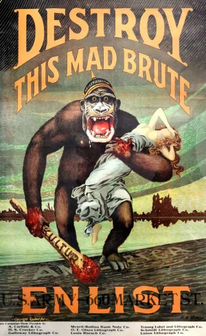 Destroy this mad brute by Harry Ryle Hopps Oil Painting