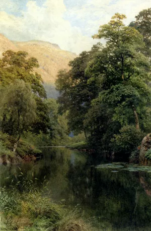 Still Waters by Harry Sutton Palmer Oil Painting