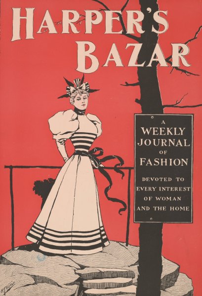 Main Product Photo of Harper's bazar, a weekly journal of fashion  Painting by Harry Whitney Mcvickar