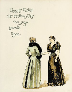 Matrimonial advice pl14 by Harry Whitney Mcvickar Oil Painting