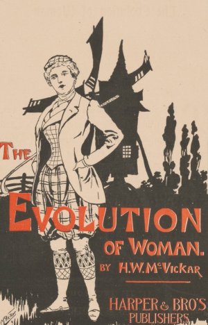 The Evolution of woman by Harry Whitney Mcvickar Oil Painting
