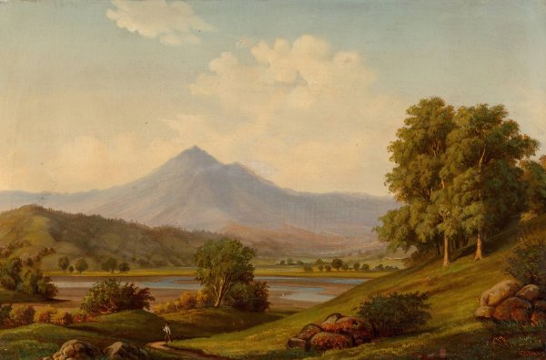 Mount Chocorua, New Hampshire  by Harvey Otis Young - Hand-Painted Oil Painting Reproduction