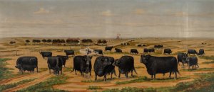 On the Ranch by Harvey Wallace Caylor Oil Painting