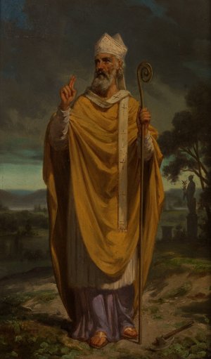 Saint Denis by Hector Jean Louis Viger-Duvigneau Oil Painting