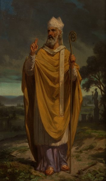 Saint Denis  by Hector Jean Louis Viger-Duvigneau - Hand-Painted Oil Painting Reproduction