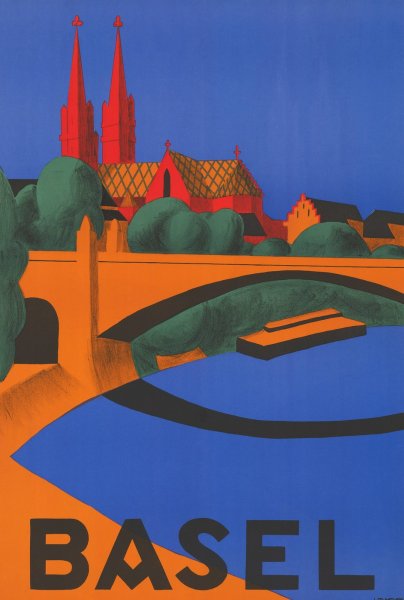 Main Product Photo of Basel  Painting by Hedwig Thoma