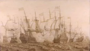 Battle of the Gabbard Oil painting by Heerman Witmont