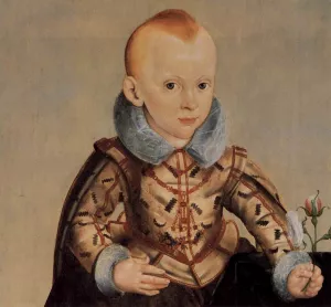 Erdmann August, Crown Prince of Brandenburg-Bayreuth Oil painting by Heinrich Bollandt