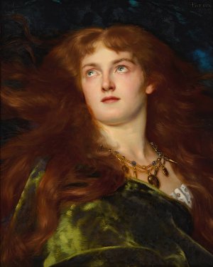 Valkyrie by Heinrich Burck Oil Painting