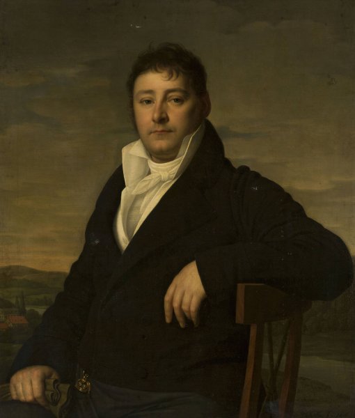 Main Product Photo of Portrait of Valentin Hellmann  Painting by Heinrich Christoph Kolbe