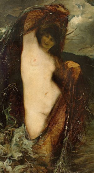 Nymphe by Heinrich Faust Oil Painting