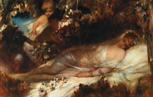 Titania Sleeping by Heinrich Faust Oil Painting