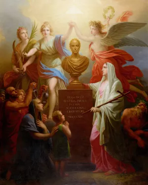 Allegory of the Blessings of Peace Oil painting by Heinrich Friedrich Fuger