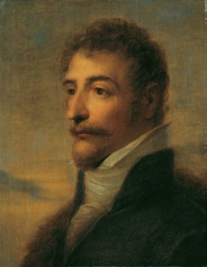Brustbild eines bartigen Mannes by Heinrich Friedrich Fuger Oil Painting