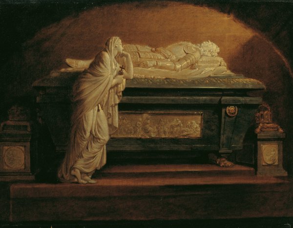 Main Product Photo of Das Grabmal Kaiser Leopolds II. von Franz Anton Zauner in der Augustinerkirche  Painting by Heinrich Friedrich Fuger