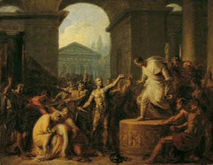 Der Tod der Virginia by Heinrich Friedrich Fuger Oil Painting