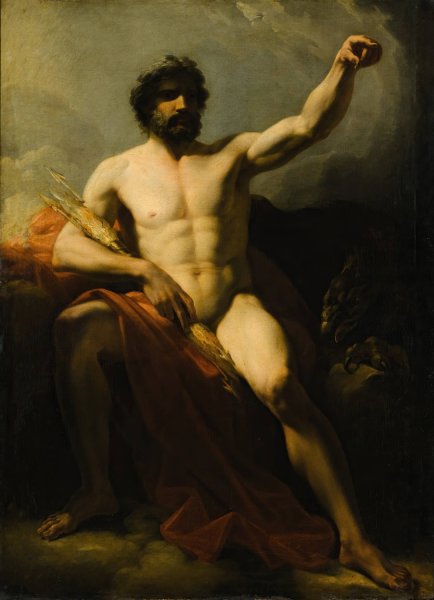 Jupiter by Heinrich Friedrich Fuger - Hand-Painted Oil Painting Reproduction