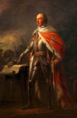 Kaiser Joseph II. in Rustung by Heinrich Friedrich Fuger Oil Painting