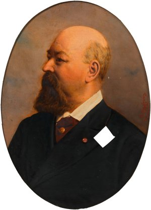 Franz von Suppe, Komponist by Heinrich Jenny Oil Painting
