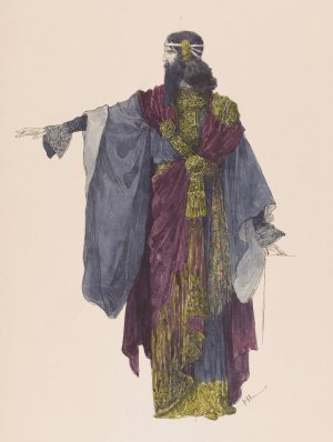 Klingsor by Heinrich Lefler Oil Painting