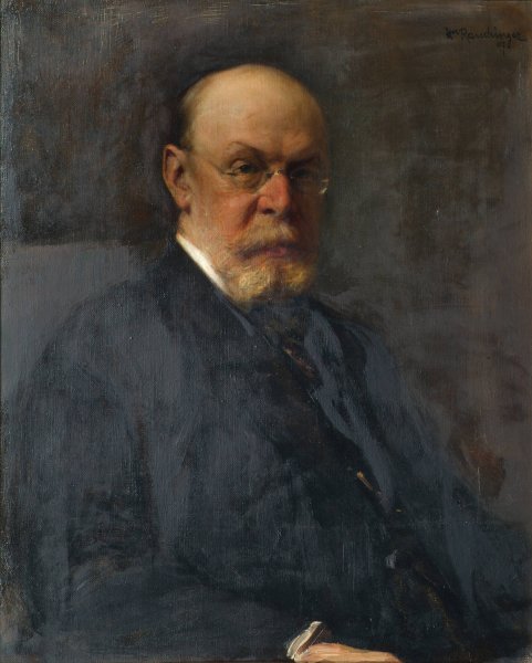 Der Sektionschef Alfred Ritter von Bernd  by Heinrich Rauchinger - Hand-Painted Oil Painting Reproduction