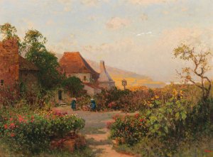 Partie in der Wachau by Heinrich Tomec Oil Painting