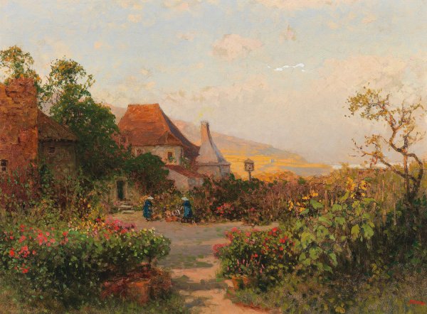 Main Product Photo of Partie in der Wachau Painting by Heinrich Tomec
