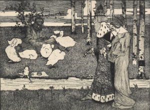 FroschkOnig by Heinrich Vogeler Oil Painting