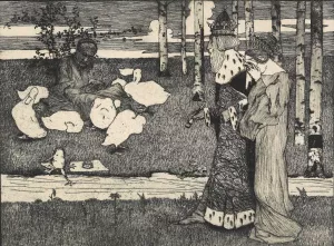 FroschkOnig by Heinrich Vogeler Oil Painting