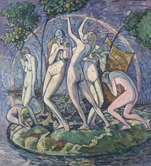 The Island of Peace by Heinrich Vogeler Oil Painting
