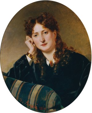 Berta Preiss by Heinrich Von Angeli Oil Painting