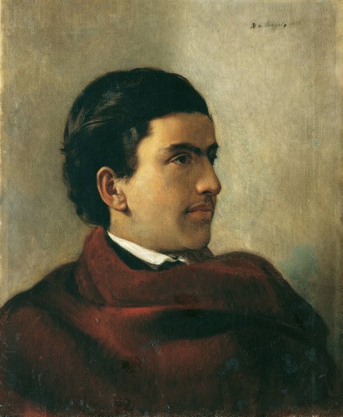 Main Product Photo of Der Osterreichische Offizier Otto Pohl  Painting by Heinrich Von Angeli