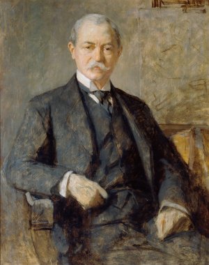 Selbstportrat by Heinrich Von Angeli Oil Painting