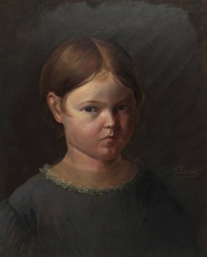 Hermine Ferstel by Heinrich Von Ferstel Oil Painting