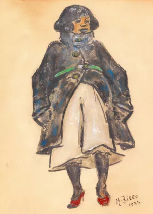 Madchen by Heinrich Zille Oil Painting