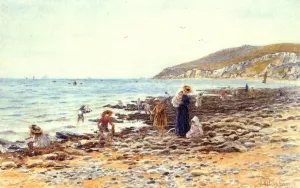 Near Beachy Head painting by Helen Allingham