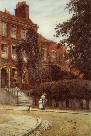 Stanfield House, Hampstead painting by Helen Allingham