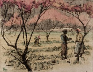A Southern Spring by Helen Hyde Oil Painting