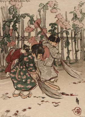 New Brooms by Helen Hyde Oil Painting