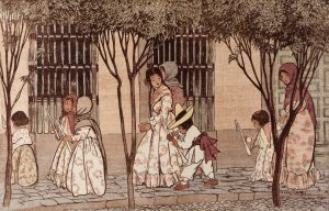 Sunday Morning by Helen Hyde Oil Painting