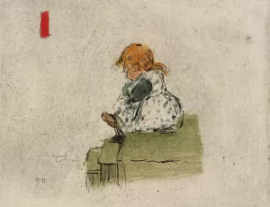Totty by Helen Hyde Oil Painting