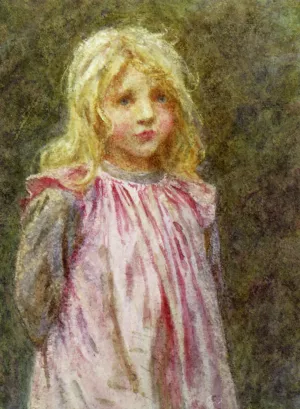 Polly Oil painting by Helen Mary Elizabeth Allingham R.W.S